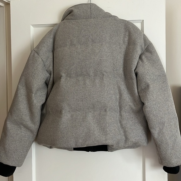 Ba&sh Boston wool puffer jacket coat size 2 / medium - Picture 5 of 9